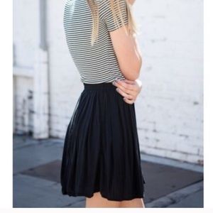 Brandy Melville Black Sheer Skirt